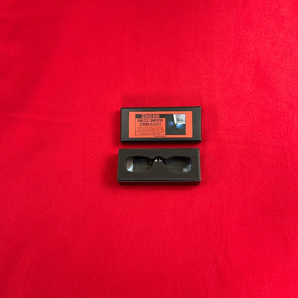 NWT Mad Men Rimless Clip On Computer Screen Glass - Picture 3 of 5